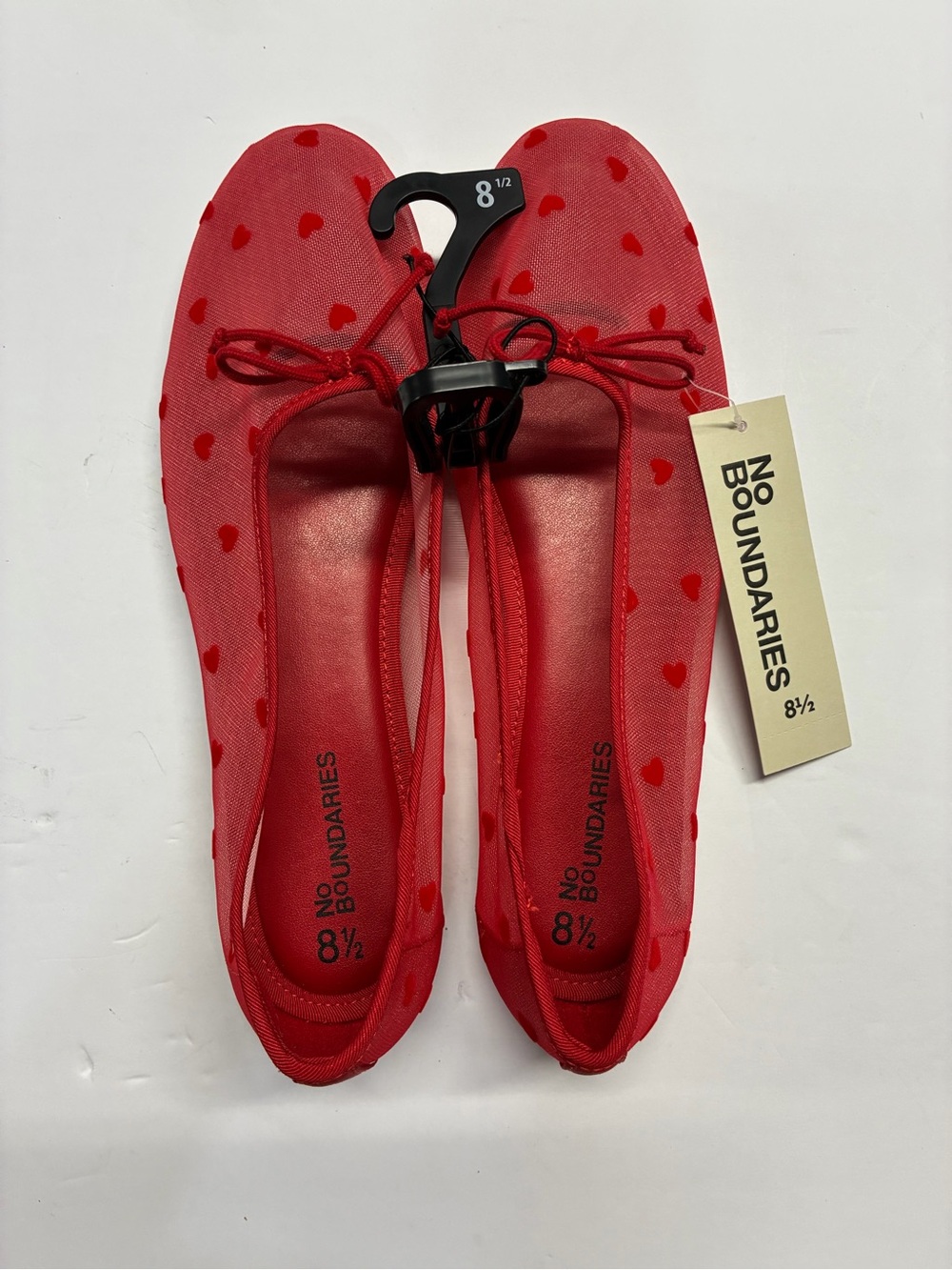 No boundaries Red Heart Ballet Flats - Women's